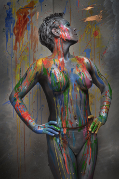 Splash bodypainting Rotterdam Looklab